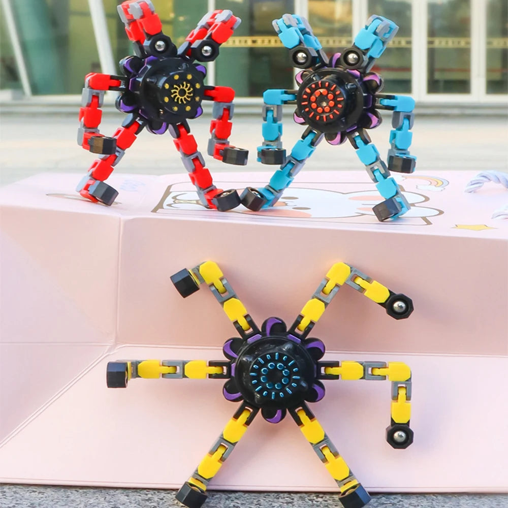Hand Fidget Spinner Chain Toy