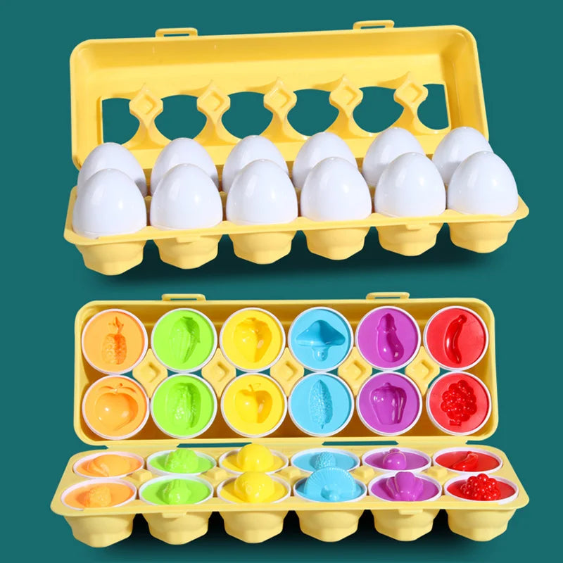 Shape Sorting Chicken & Matching Eggs Set