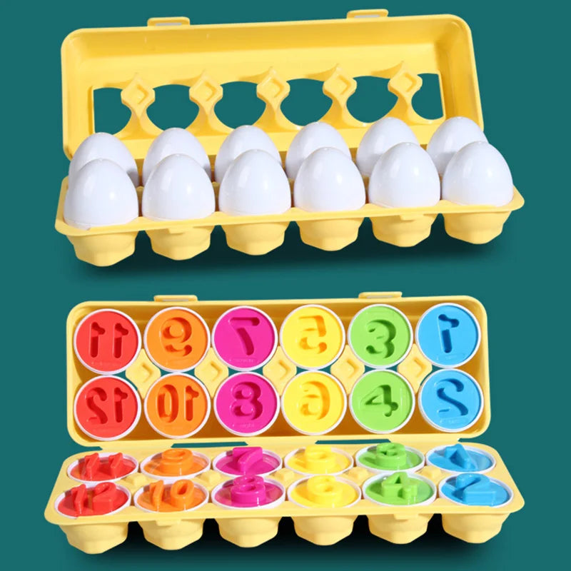 Shape Sorting Chicken & Matching Eggs Set