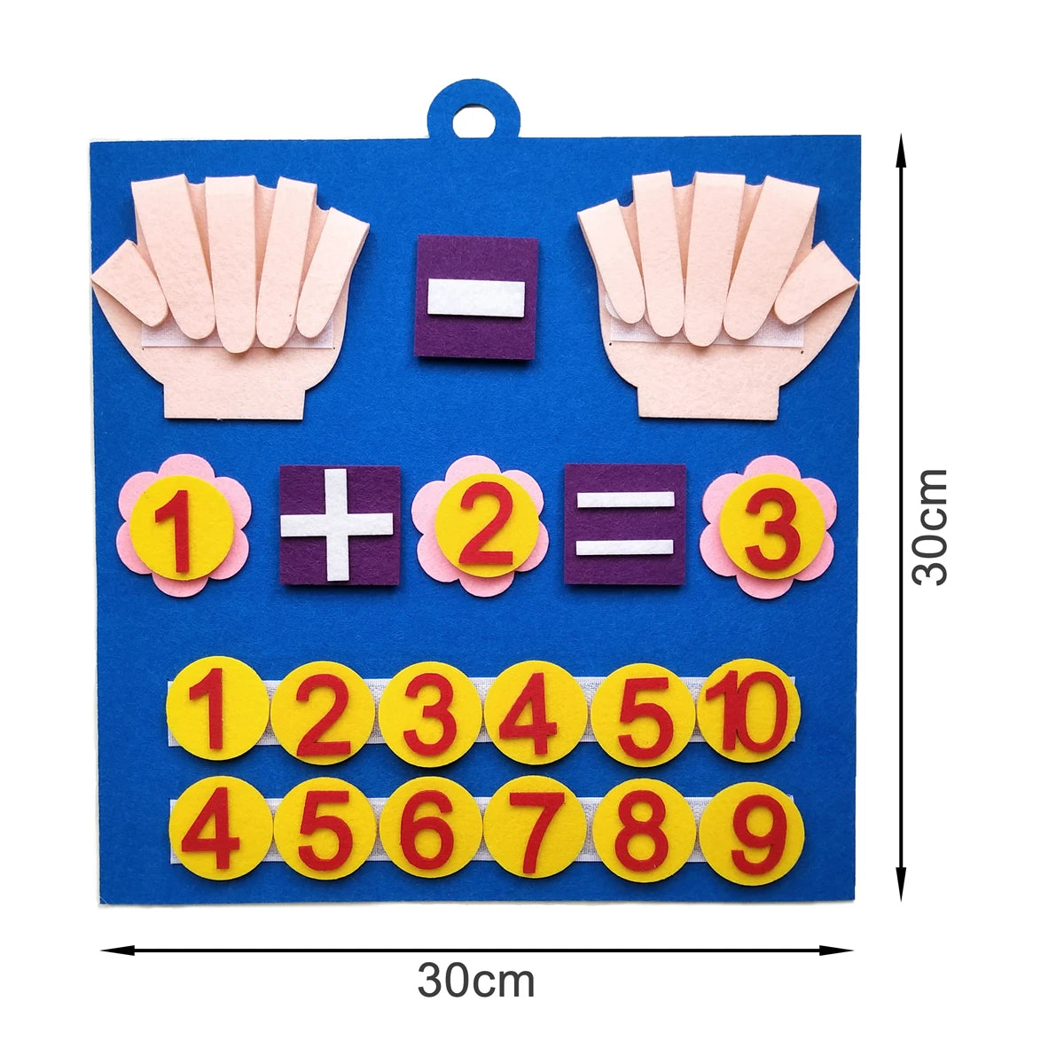 Montessori Felt Finger Counting Set