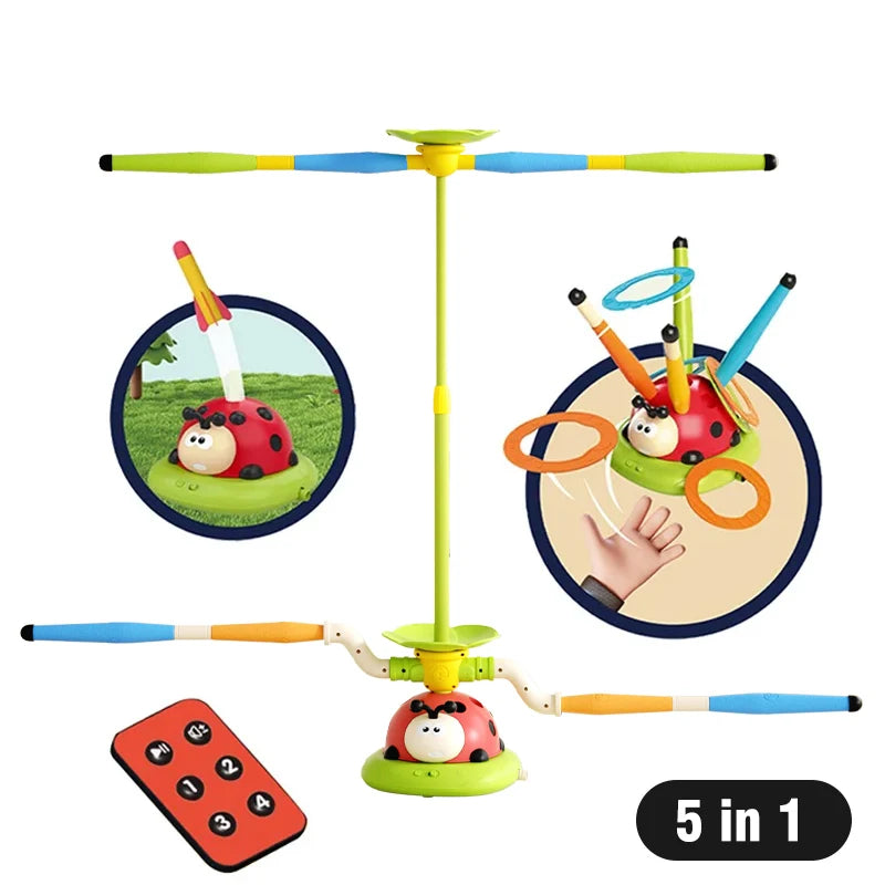 Musical Ladybug 3 In 1 Outdoor Hoping Beam
