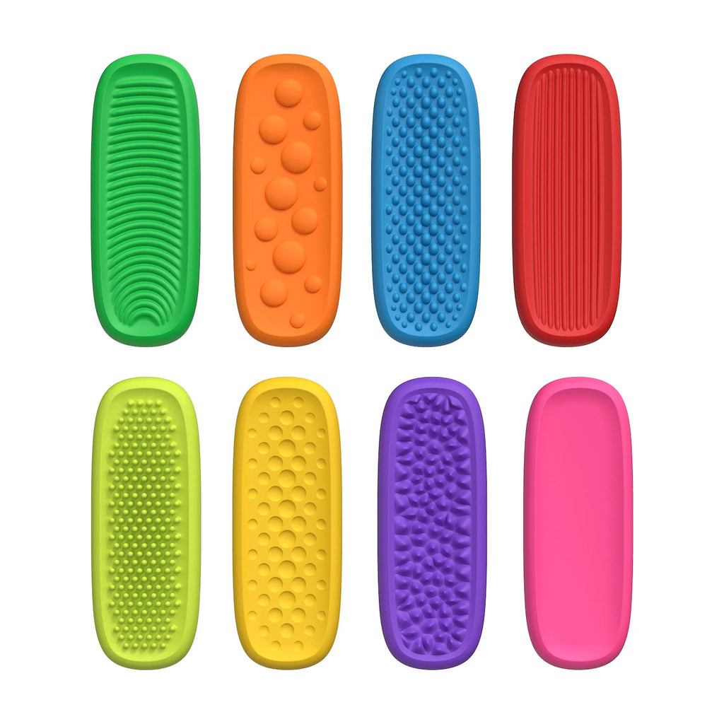 Textured Zen Silicone Sensory Fidget Strips