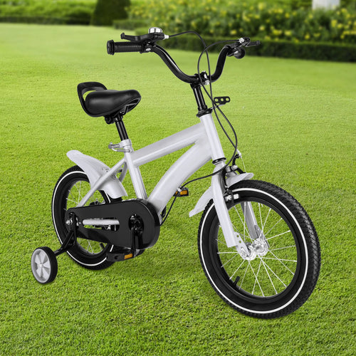 14-inch Yellow Children's Bike with Stabilizer Wheels