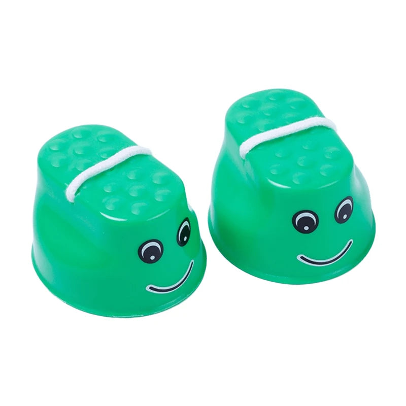 Kids Smiley Face Bucket Stilts