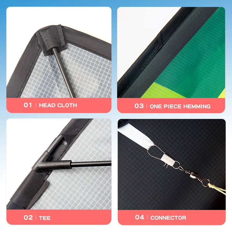 Large Easy-Fly Delta Kite