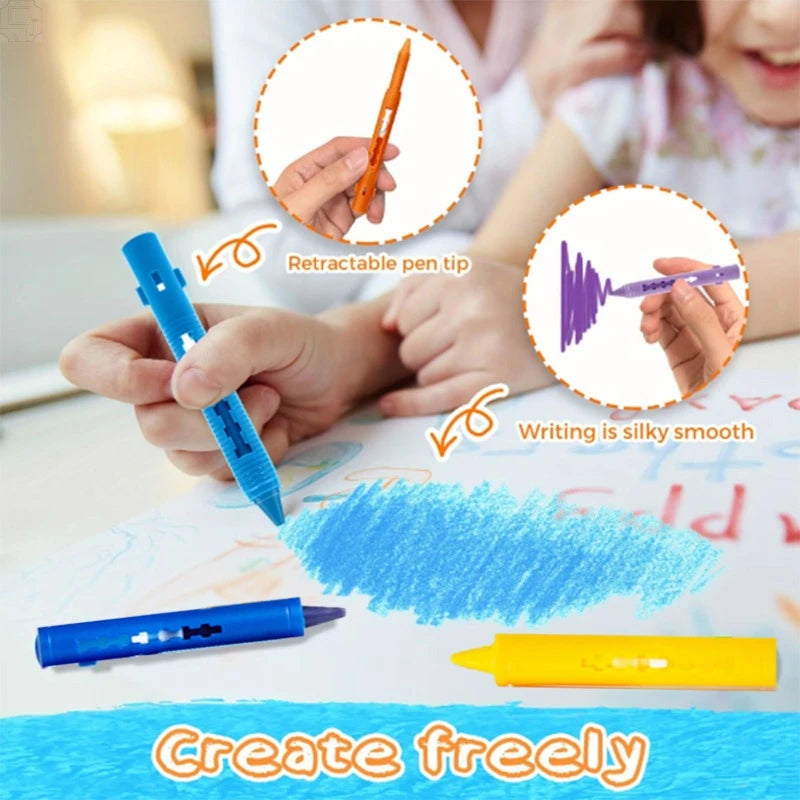 Washable Bath Crayons Set