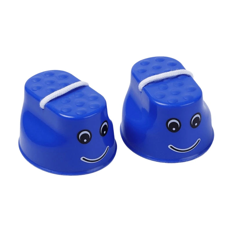 Kids Smiley Face Bucket Stilts