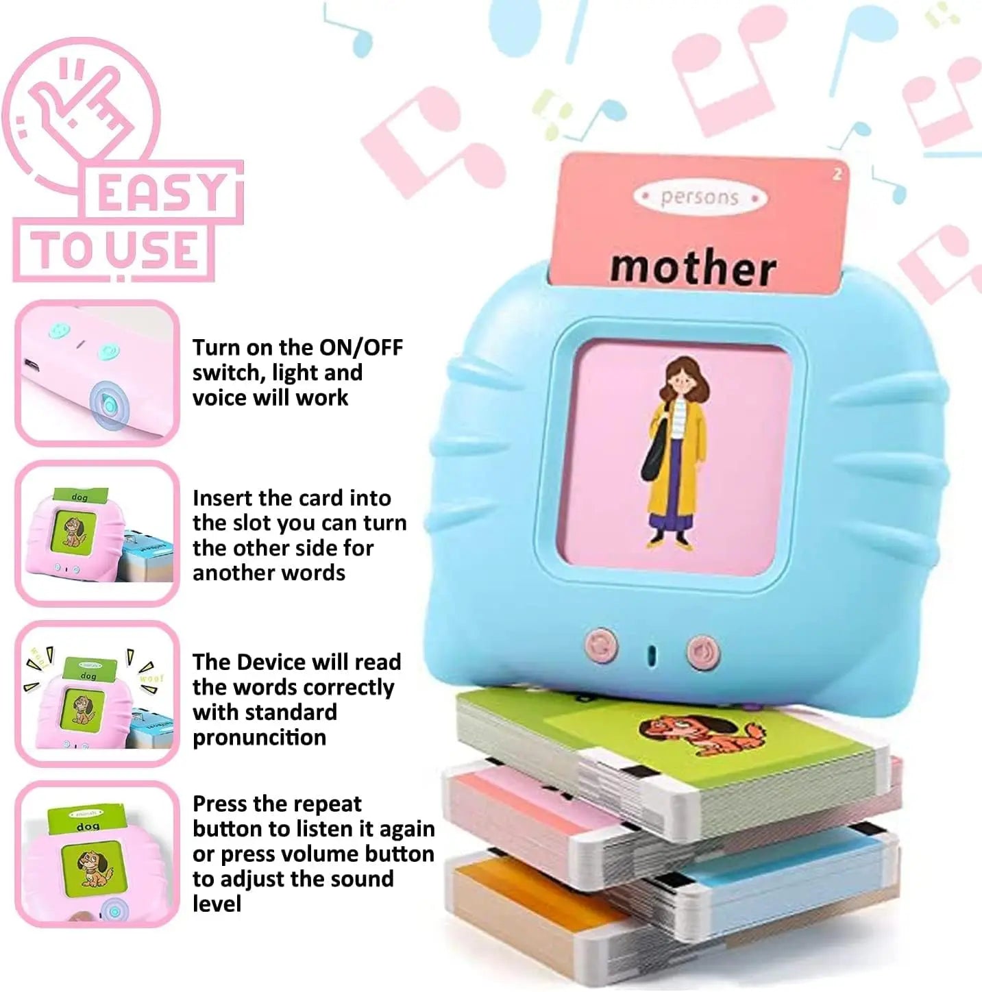 Speech & Language Audio Box & Flash Card Set