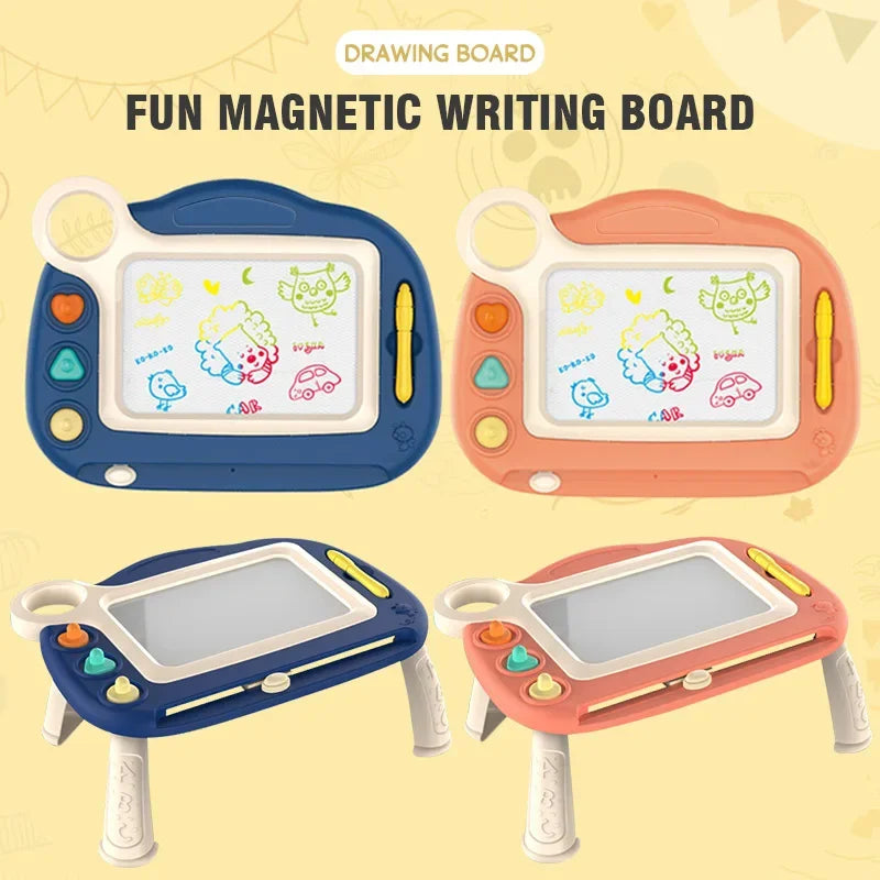 Children's Magnetic Drawing Board Baby Activity Table Eraserble Writing Painting Tablet Toys for Children From 3 To 5 Years Gift