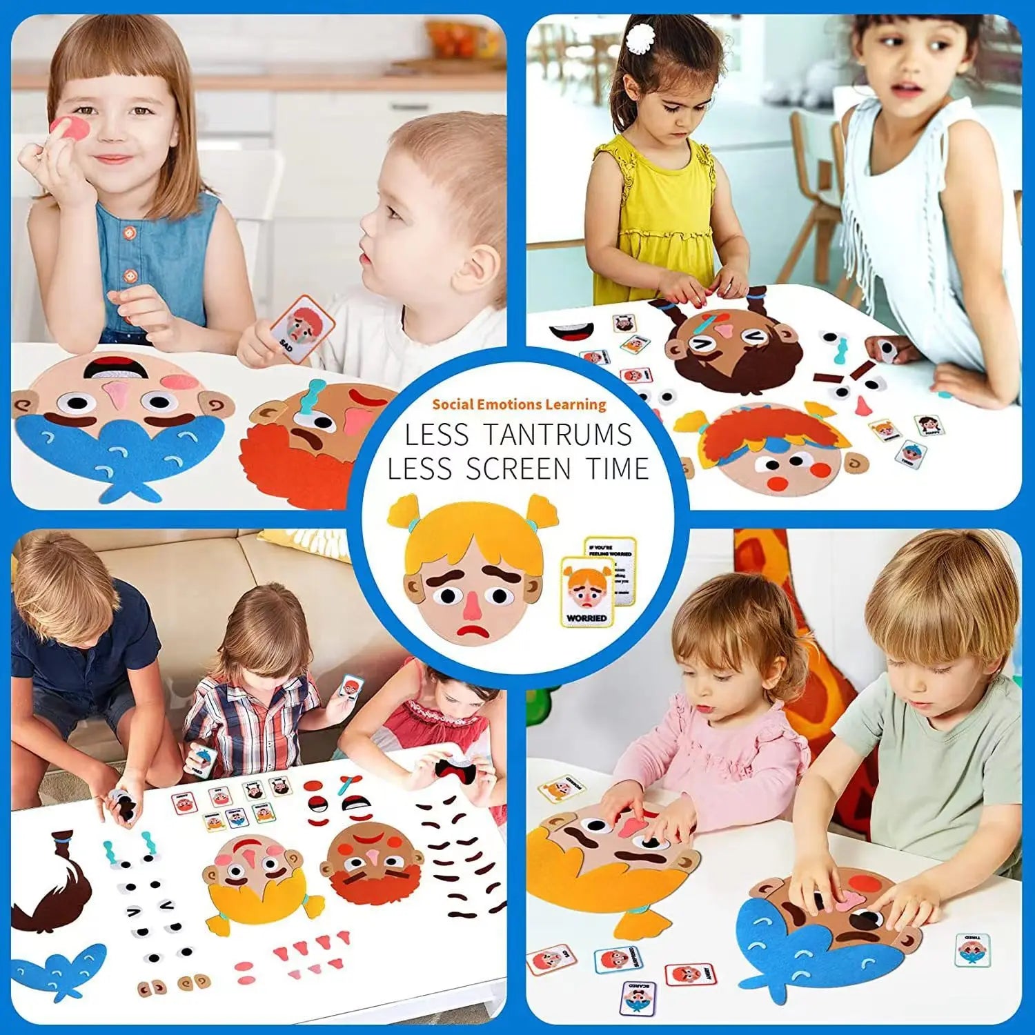 Social Emotional Learning Busy Board with 9 Emotion Cards
