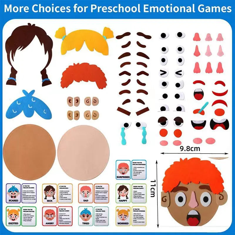 Social Emotional Learning Busy Board with 9 Emotion Cards