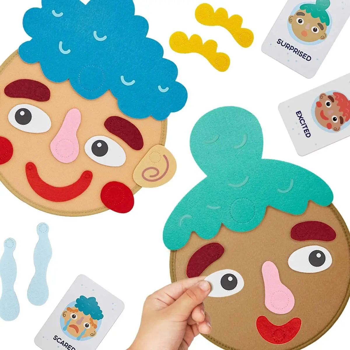 Social Emotional Learning Busy Board with 9 Emotion Cards