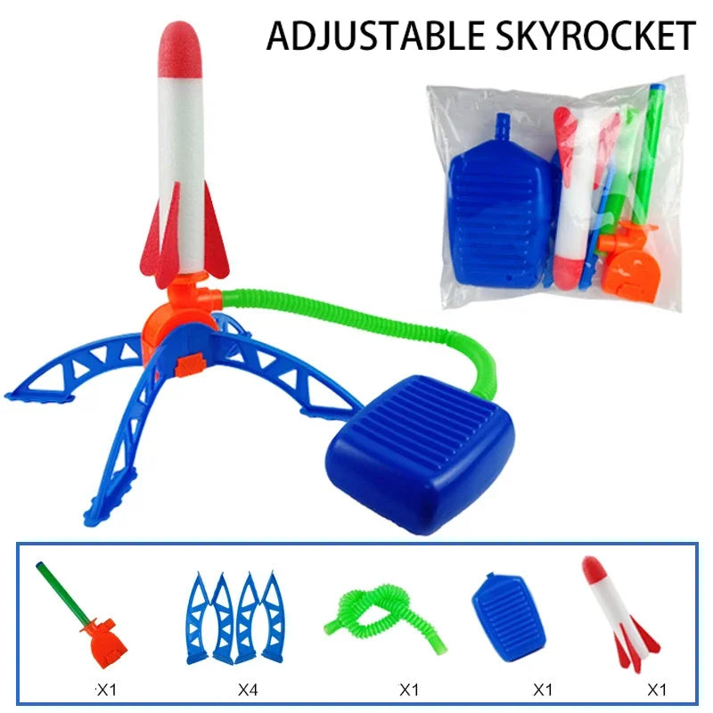 Kids Outdoor Rocket Foot Pump Outdoor Rocket Launcher