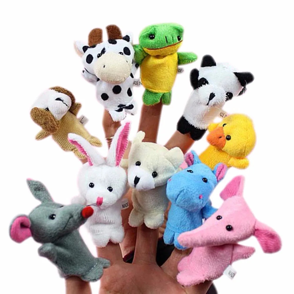 5/10 Piece Animal Finger Puppets