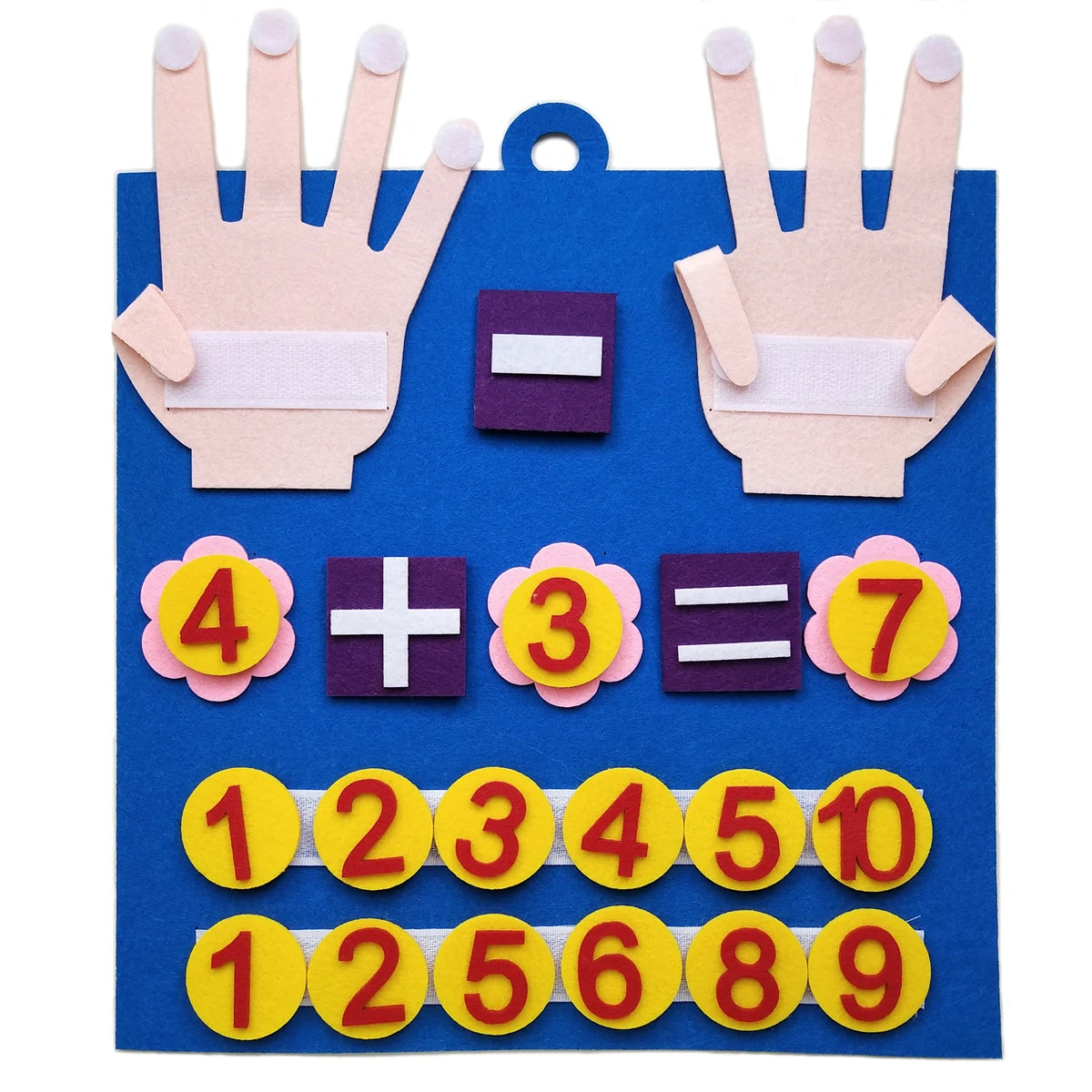 Montessori Felt Finger Counting Set