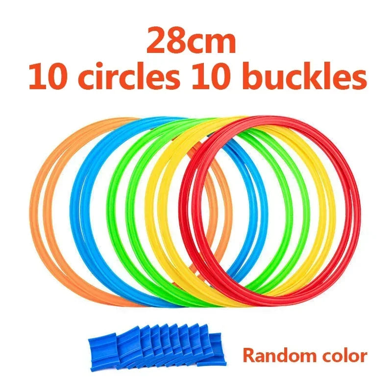 Lattice Hop & Jump Ring Set