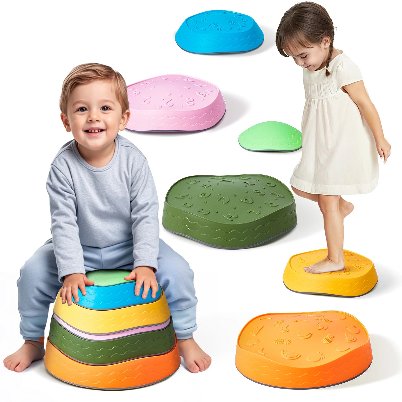 5 Piece Children's Indoor Stepping Stones