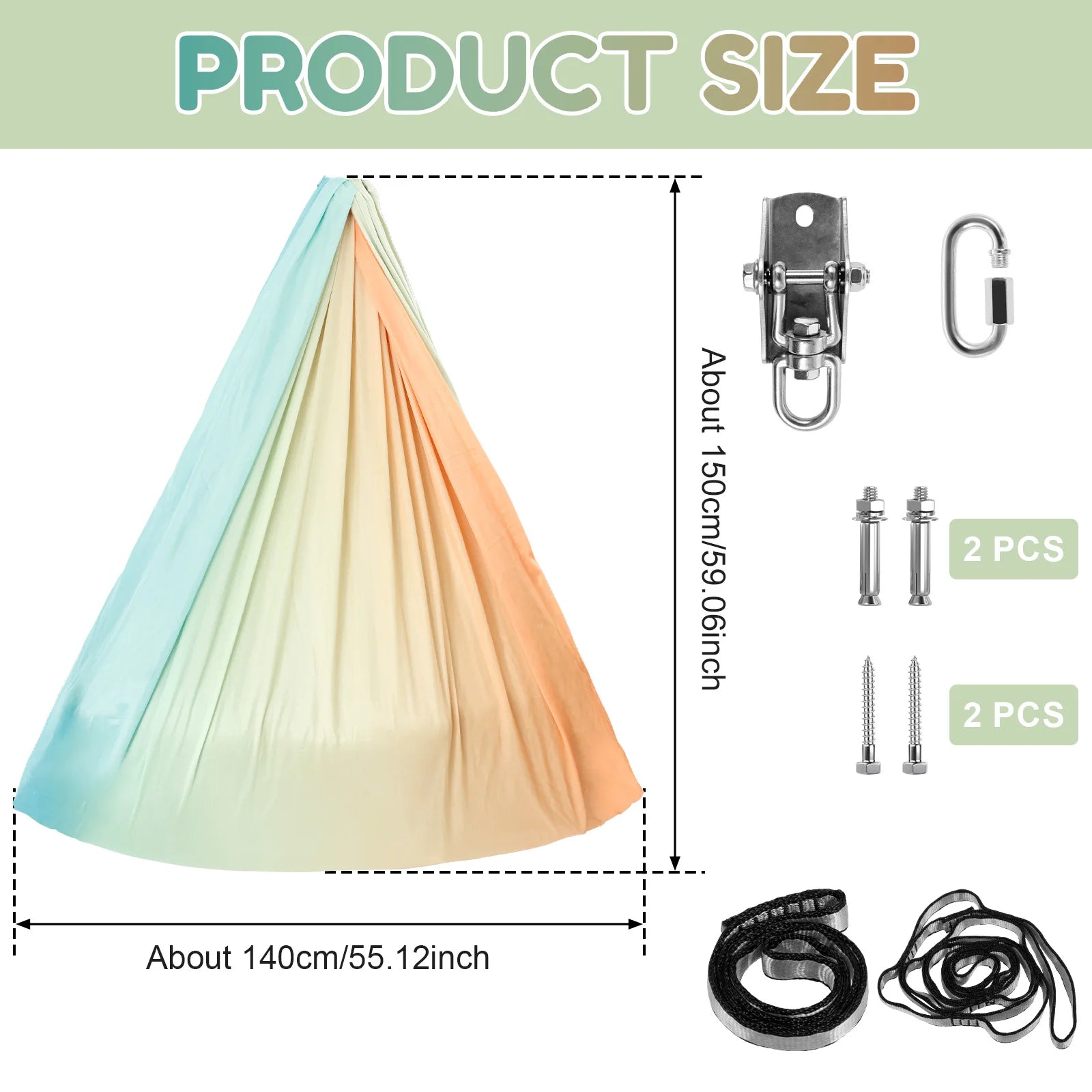 Kids Sensory Room Hammock Swing