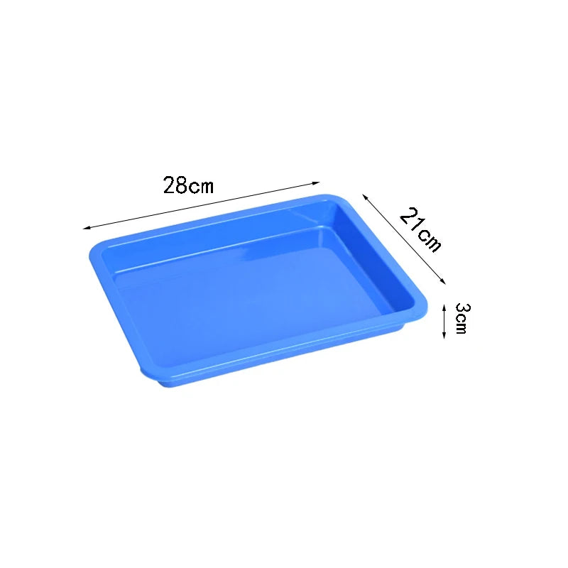 Multicolored Messy Play Trays