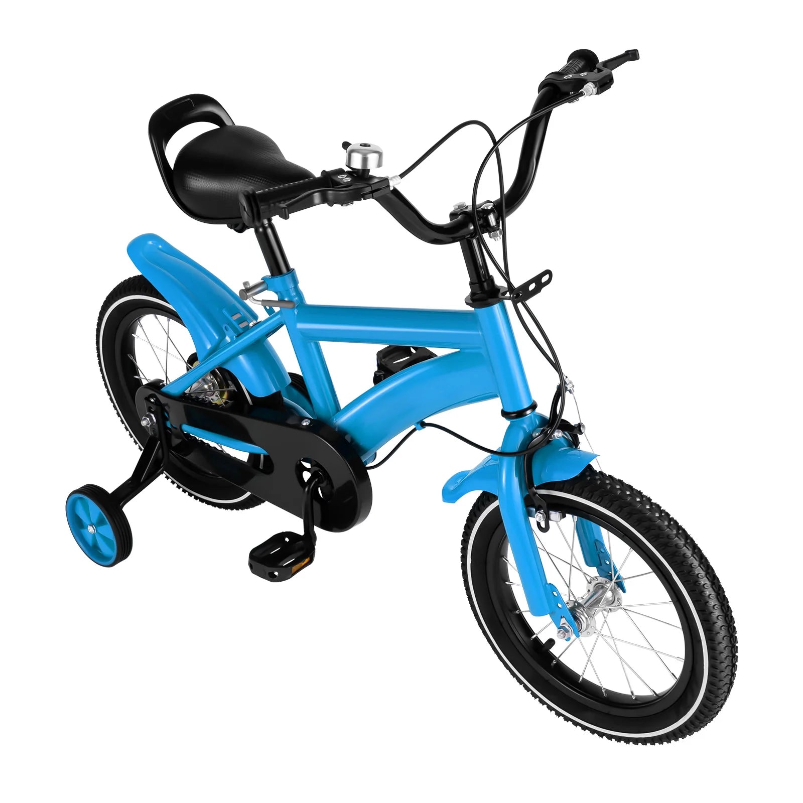 14-inch Yellow Children's Bike with Stabilizer Wheels