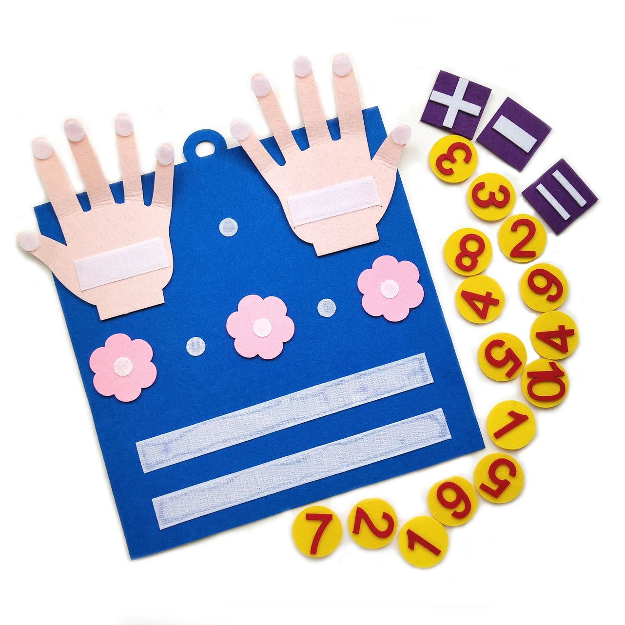 Montessori Felt Finger Counting Set
