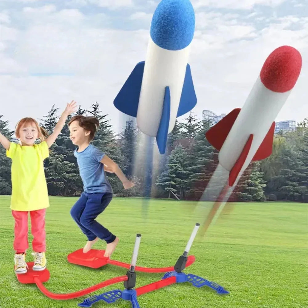 Kids Outdoor Rocket Foot Pump Outdoor Rocket Launcher