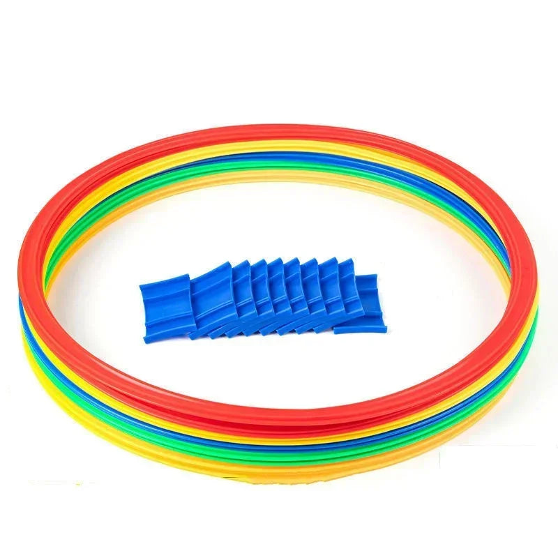 Lattice Hop & Jump Ring Set