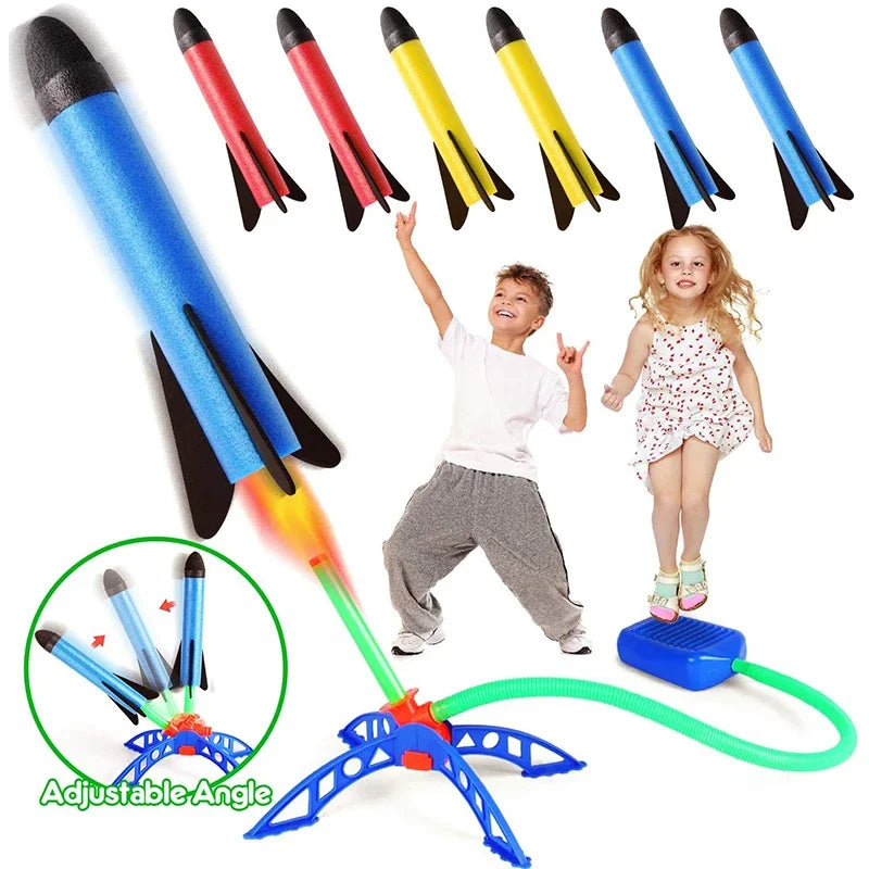 Kids Outdoor Rocket Foot Pump Outdoor Rocket Launcher