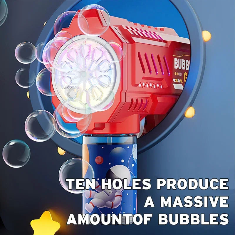 Automatic Rocket Bubble Machine