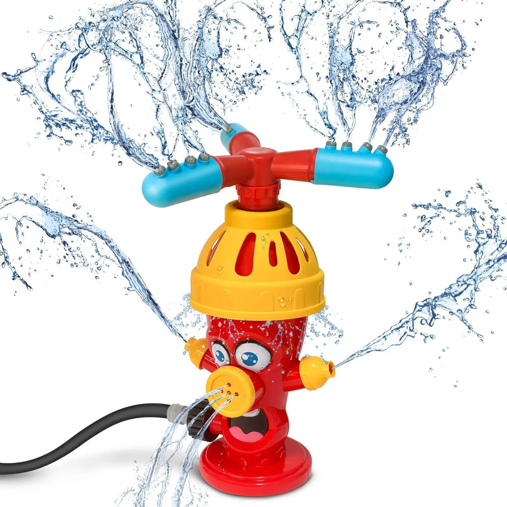 Water Spray Toy Hydrant Sprinkler Outdoor Backyard Garden Water Toys Summer Yard Cartoon Splash Sprinkler Baby Bath Toy for Kids