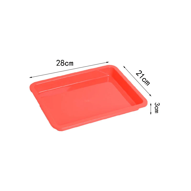 Multicolored Messy Play Trays