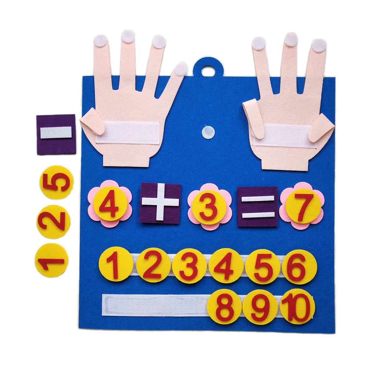 Montessori Felt Finger Counting Set