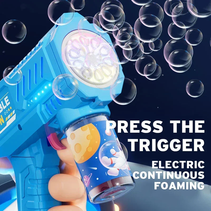 Automatic Rocket Bubble Machine