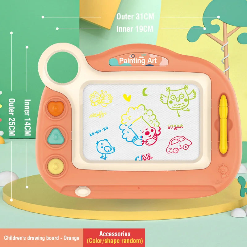 Children's Magnetic Drawing Board Baby Activity Table Eraserble Writing Painting Tablet Toys for Children From 3 To 5 Years Gift