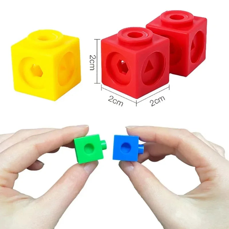 100 Piece Interlink Mathematics Cubes