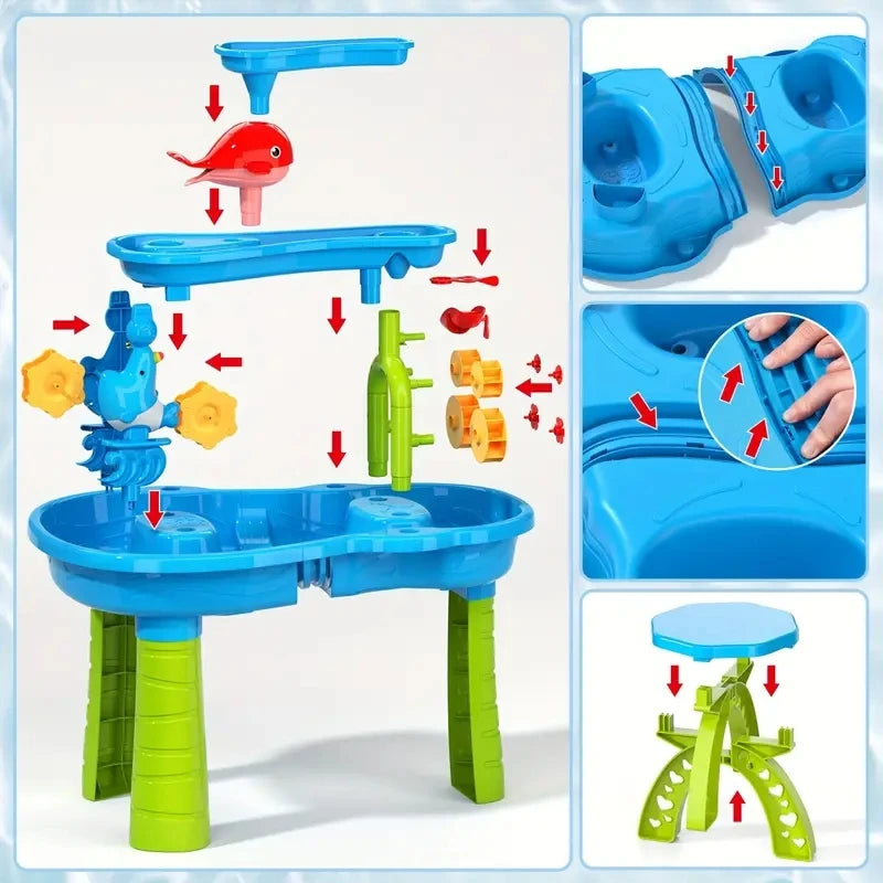 Multi-Functional Sensory Splash Activity Water Table