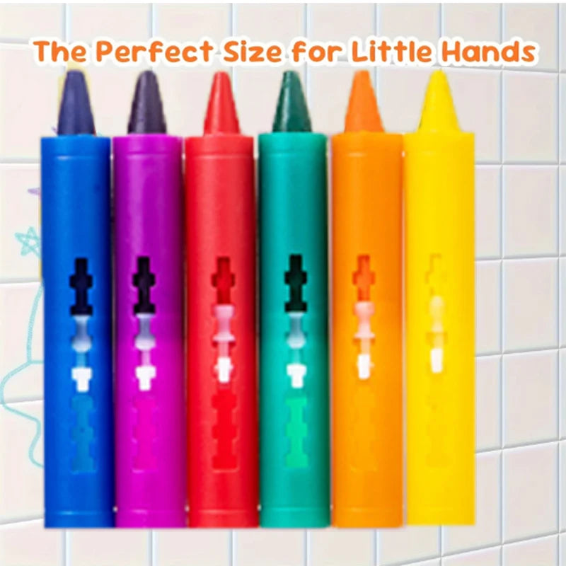 Washable Bath Crayons Set