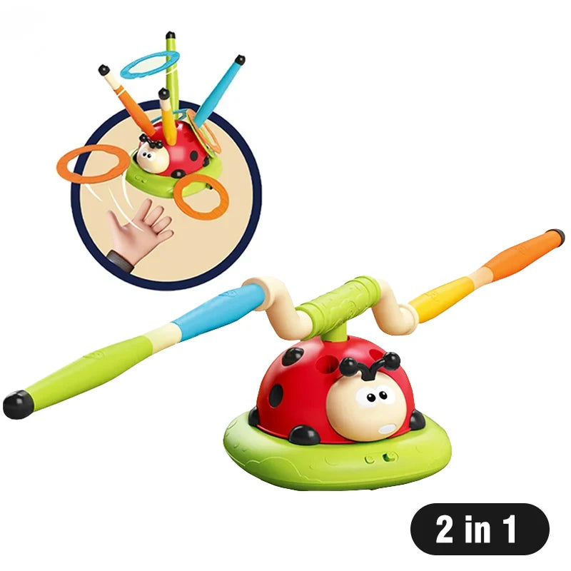 Musical Ladybug 3 In 1 Outdoor Hoping Beam