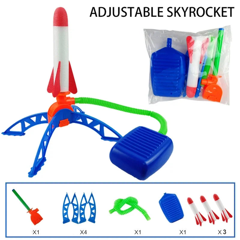 Kids Outdoor Rocket Foot Pump Outdoor Rocket Launcher
