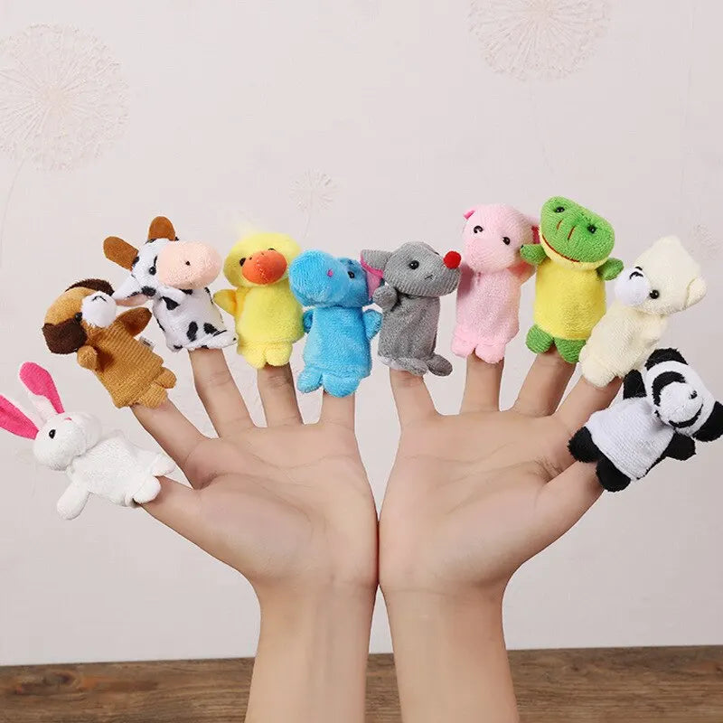 5/10 Piece Animal Finger Puppets