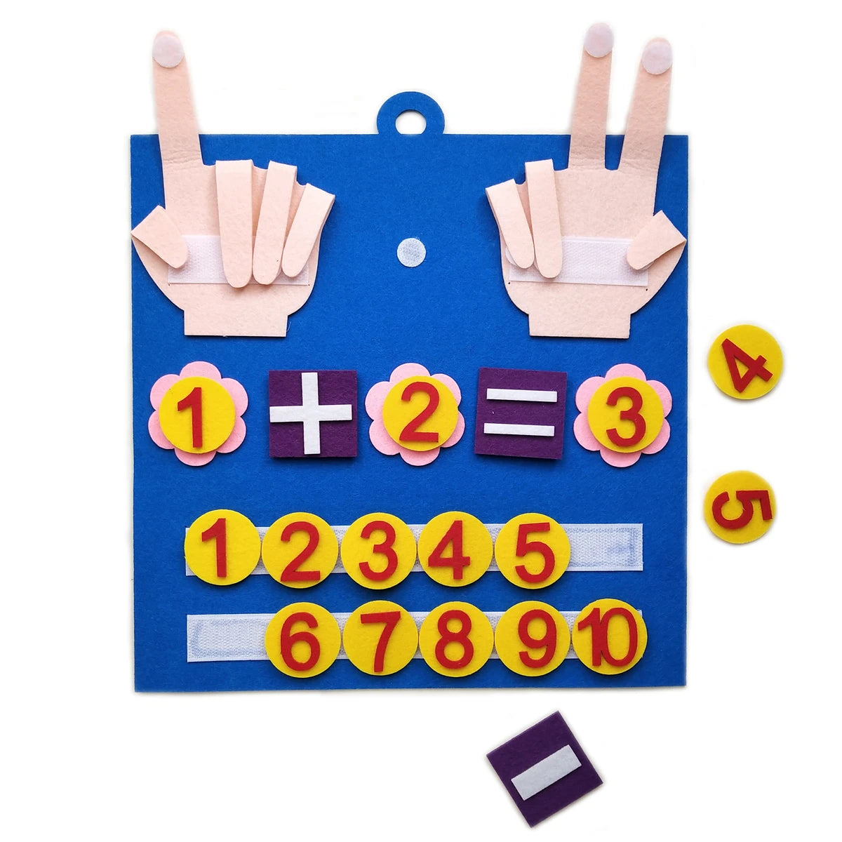 Montessori Felt Finger Counting Set