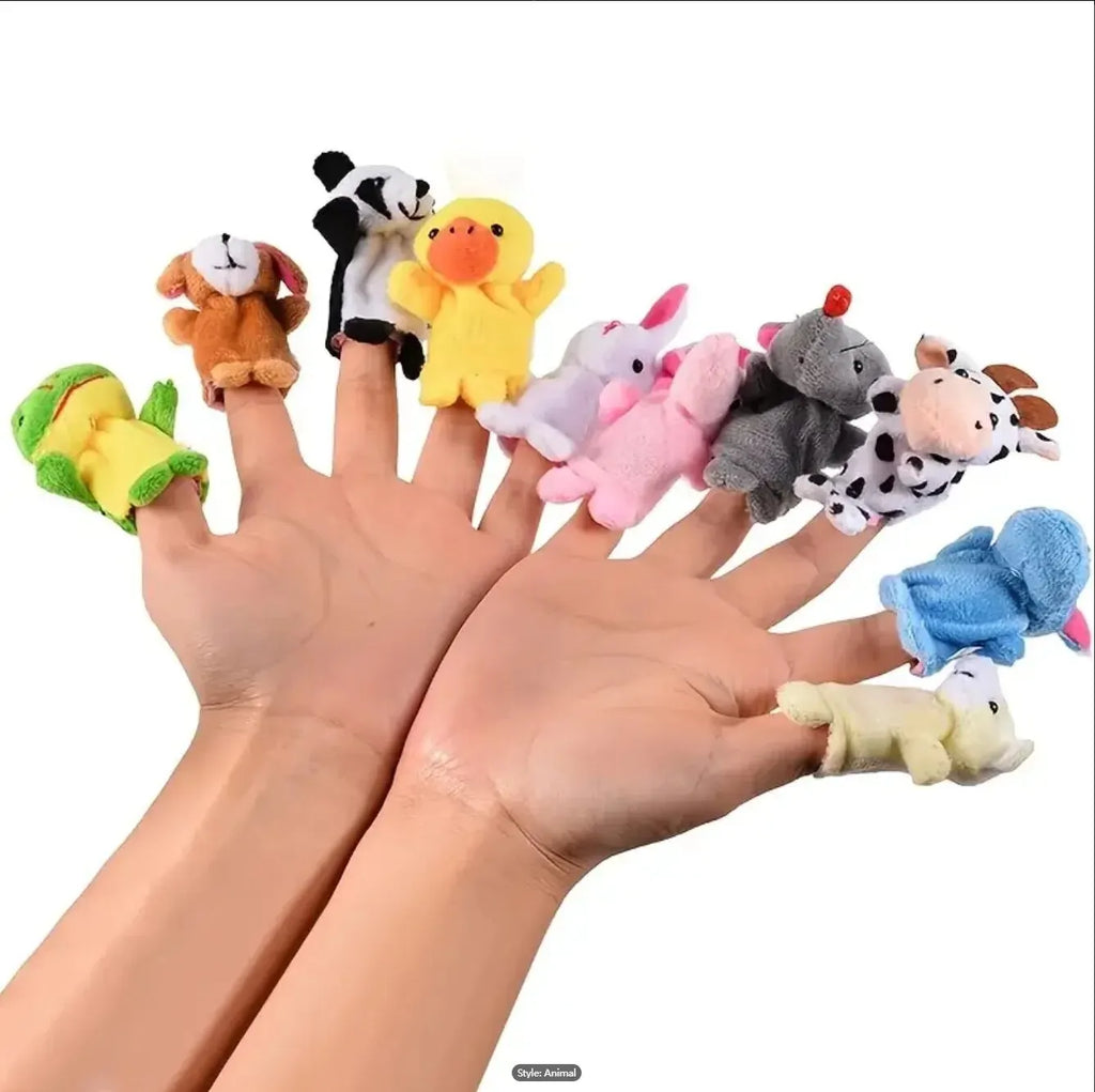 5/10 Piece Animal Finger Puppets