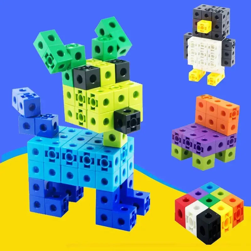 100 Piece Interlink Mathematics Cubes