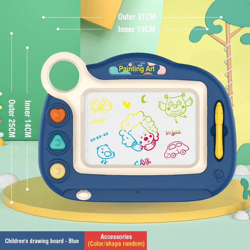 Children's Magnetic Drawing Board Baby Activity Table Eraserble Writing Painting Tablet Toys for Children From 3 To 5 Years Gift