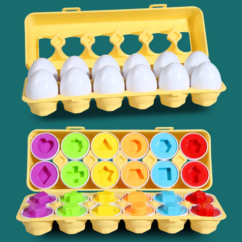 Shape Sorting Chicken & Matching Eggs Set