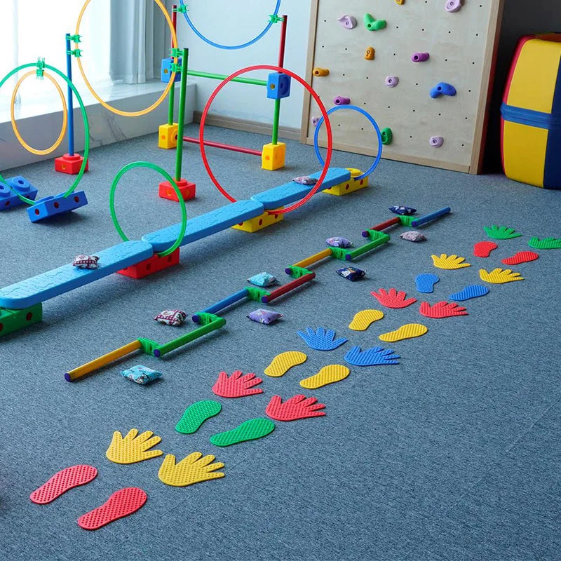 Hand & Feet Obstacle Course for Sensory Play