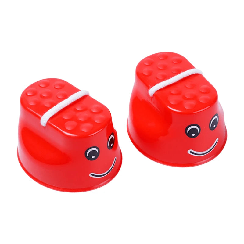 Kids Smiley Face Bucket Stilts