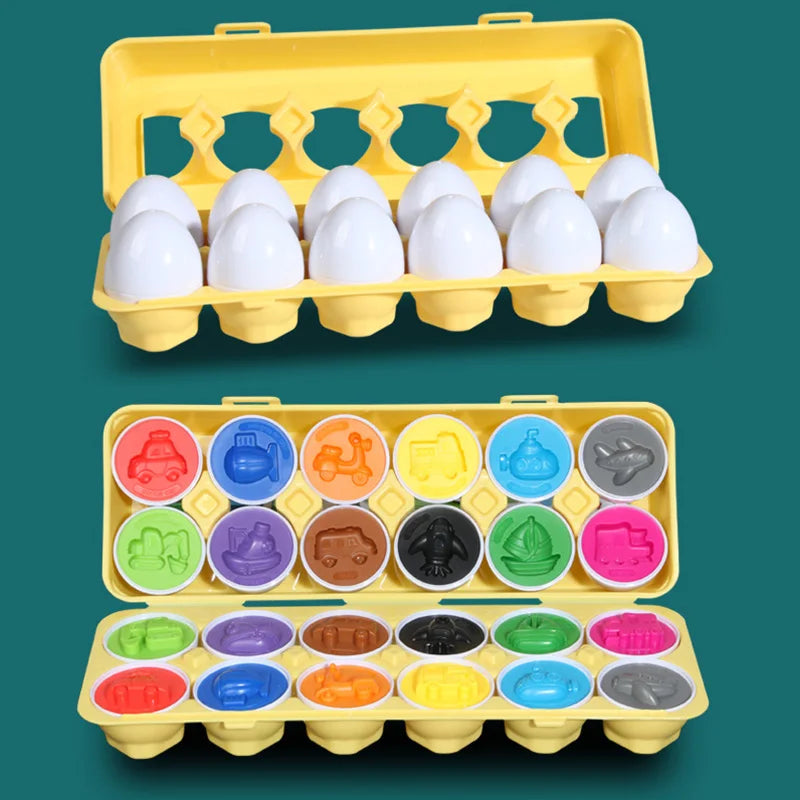Shape Sorting Chicken & Matching Eggs Set